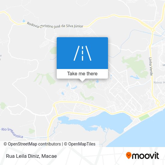 Rua Leila Diniz map