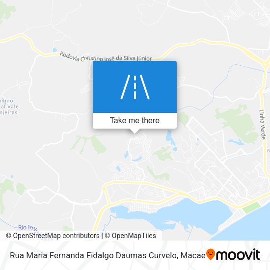 Rua Maria Fernanda Fidalgo Daumas Curvelo map