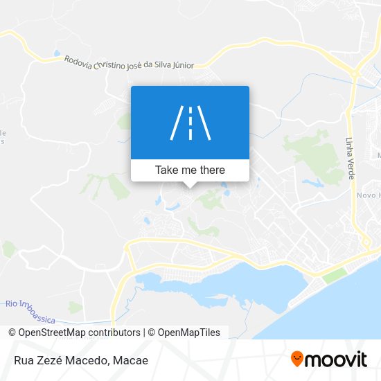 Rua Zezé Macedo map