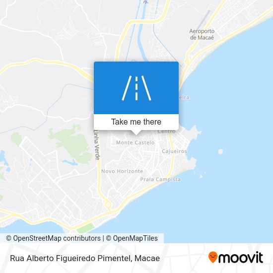 Rua Alberto Figueiredo Pimentel map