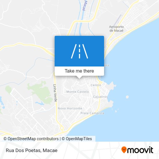 Rua Dos Poetas map