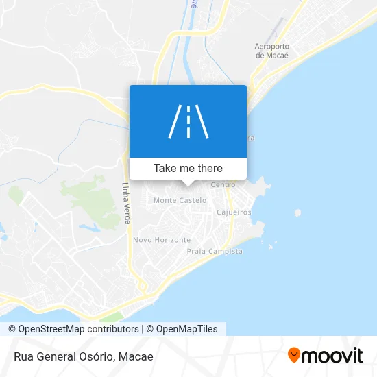 Rua General Osório map