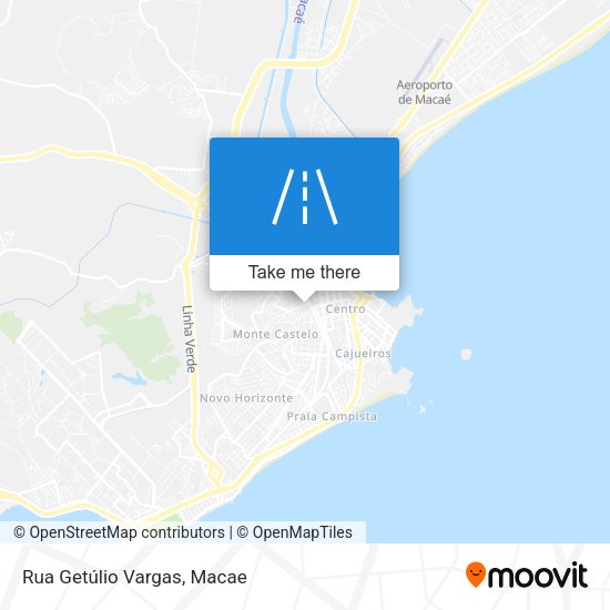 Rua Getúlio Vargas map