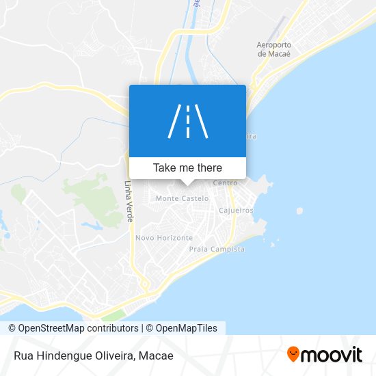 Rua Hindengue Oliveira map
