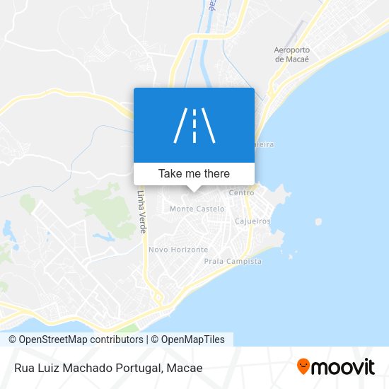 Rua Luiz Machado Portugal map