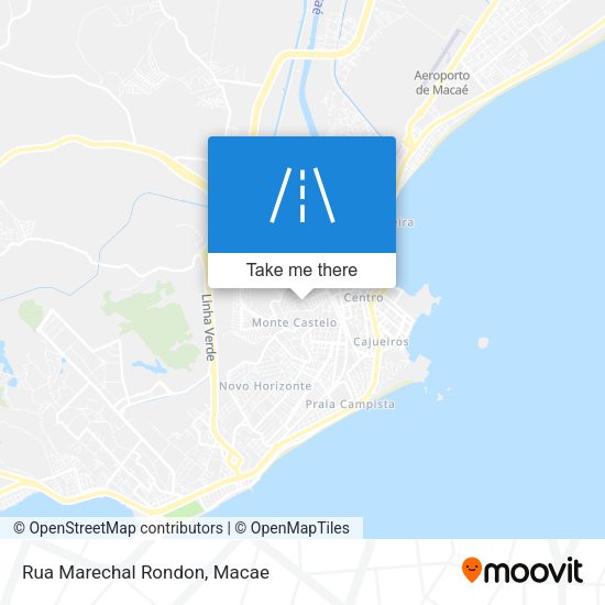 Rua Marechal Rondon map