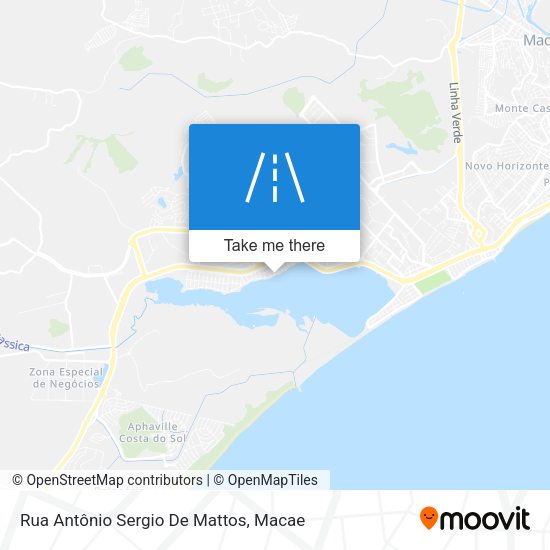 Rua Antônio Sergio De Mattos map