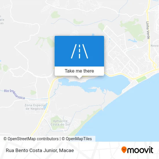 Rua Bento Costa Junior map