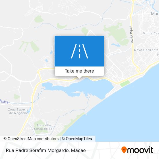Rua Padre Serafim Morgardo map