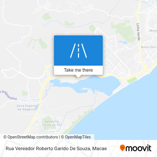 Rua Vereador Roberto Garido De Souza map