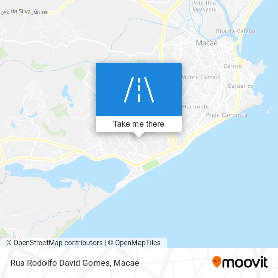 Rua Rodolfo David Gomes map