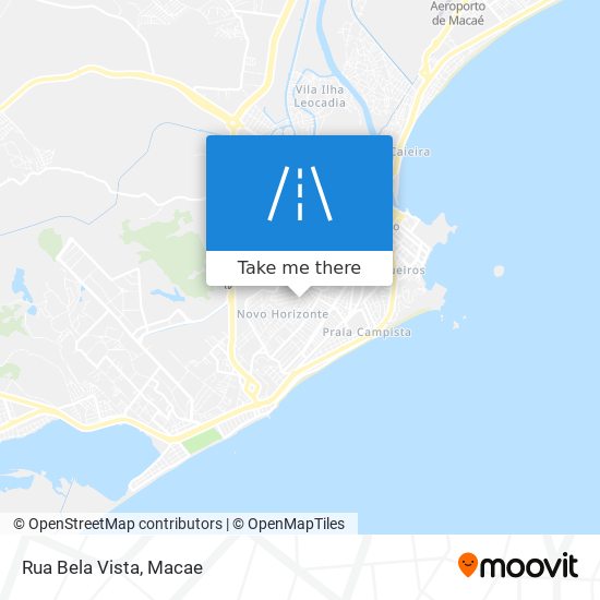 Rua Bela Vista map