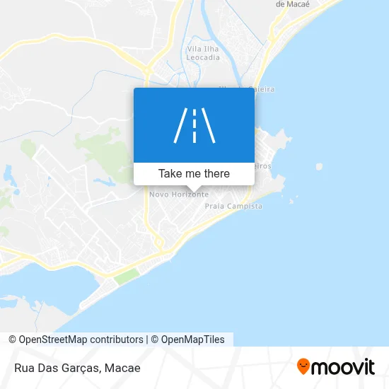 Rua Das Garças map
