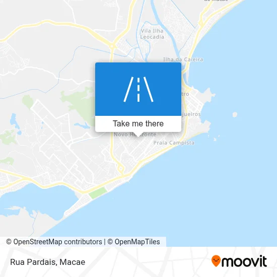 Rua Pardais map