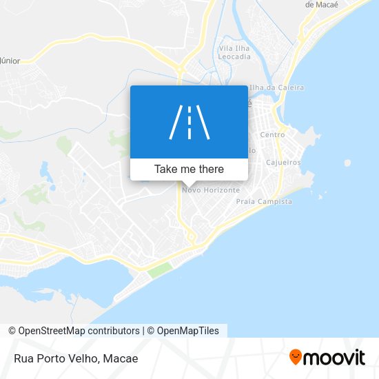 Rua Porto Velho map