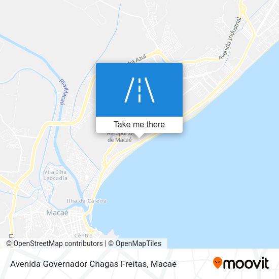 Avenida Governador Chagas Freitas map