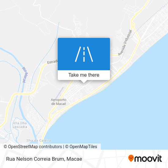 Rua Nelson Correia Brum map