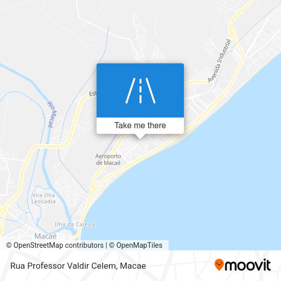 Rua Professor Valdir Celem map