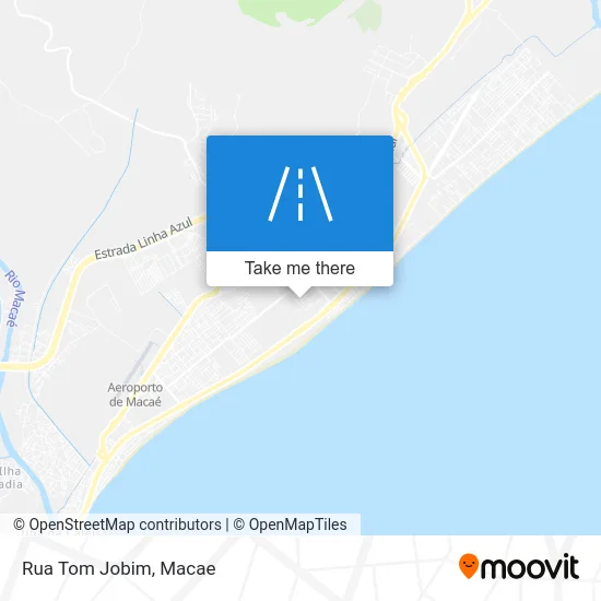 Rua Tom Jobim map