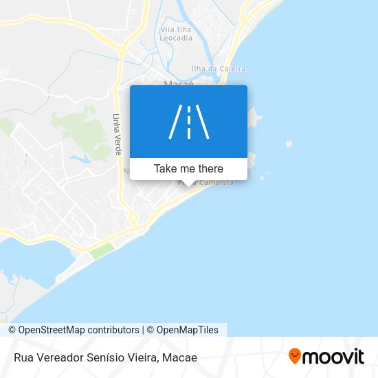 Rua Vereador Senísio Vieira map