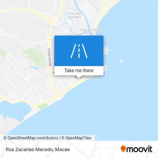 Rua Zacarias Macedo map