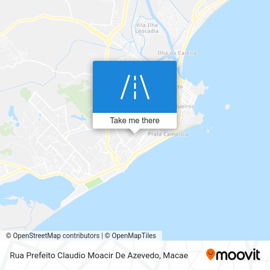 Rua Prefeito Claudio Moacir De Azevedo map