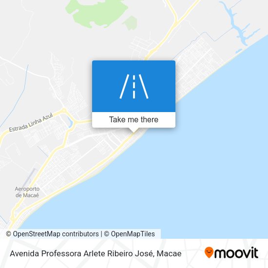 Avenida Professora Arlete Ribeiro José map