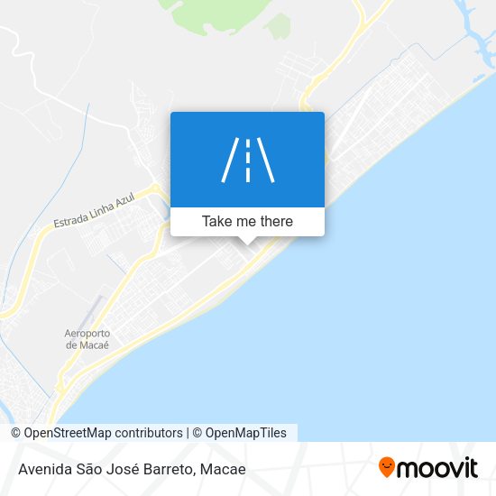 Avenida São José Barreto map