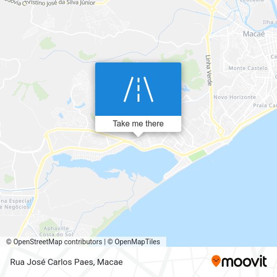 Rua José Carlos Paes map