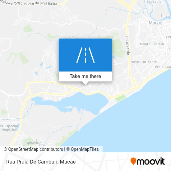 Rua Praia De Camburi map