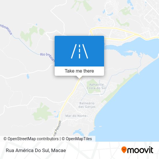 Rua América Do Sul map