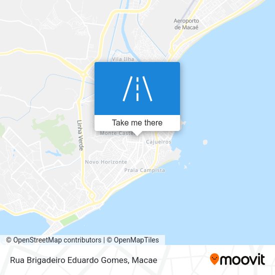 Rua Brigadeiro Eduardo Gomes map