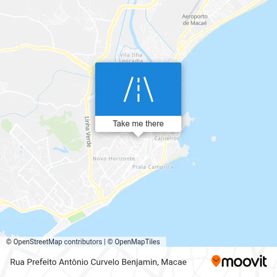 Rua Prefeito Antônio Curvelo Benjamin map