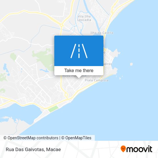 Rua Das Gaivotas map