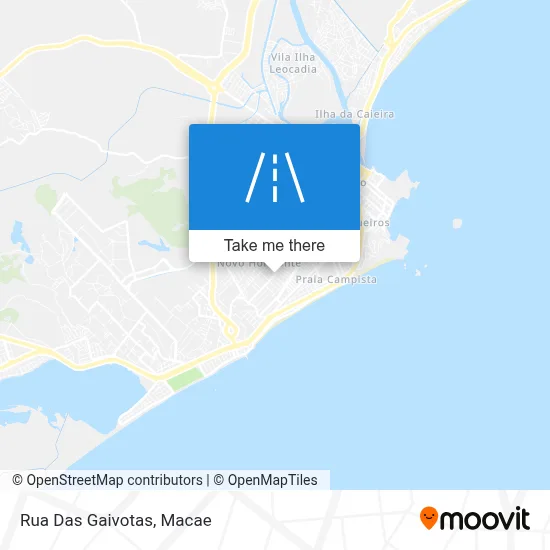 Rua Das Gaivotas map