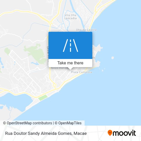 Rua Doutor Sandy Almeida Gomes map