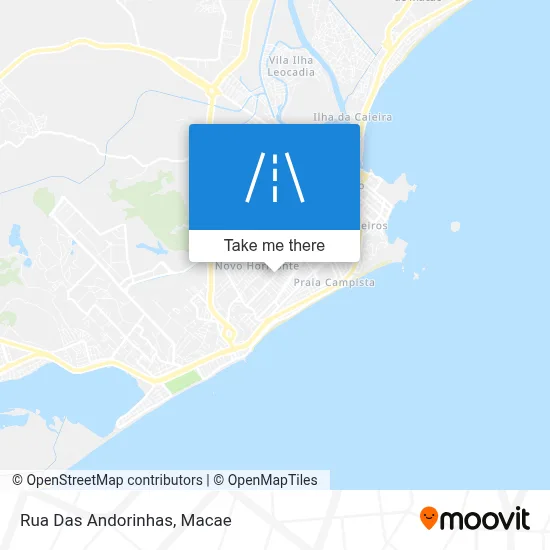 Rua Das Andorinhas map