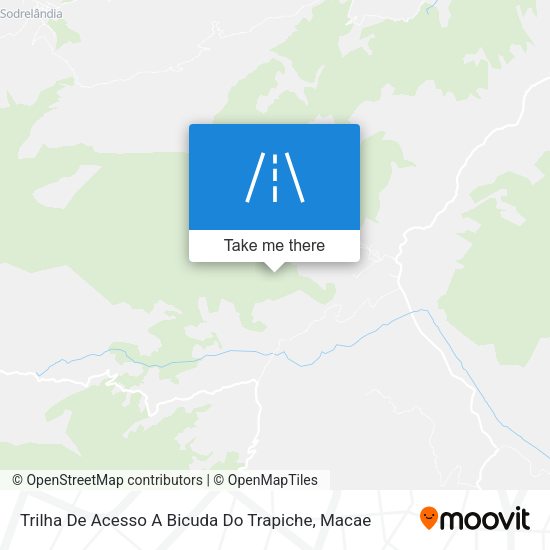 Trilha De Acesso A Bicuda Do Trapiche map
