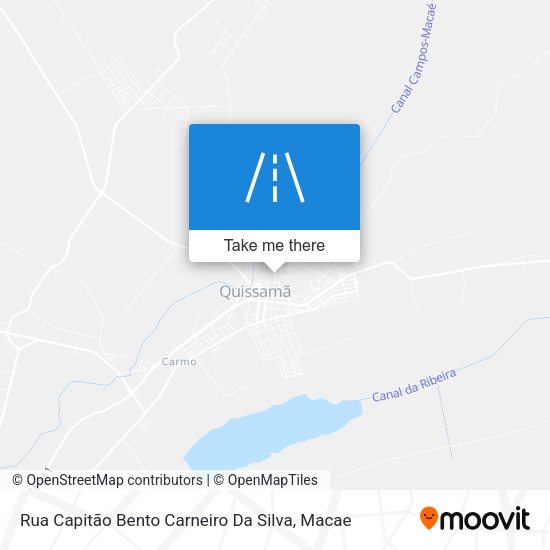 Rua Capitão Bento Carneiro Da Silva map
