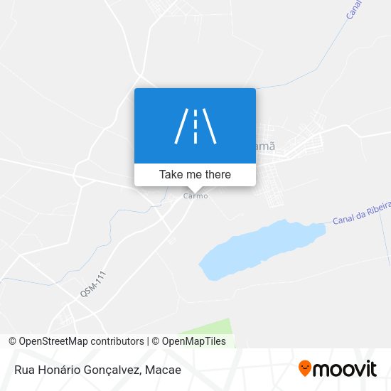 Rua Honário Gonçalvez map