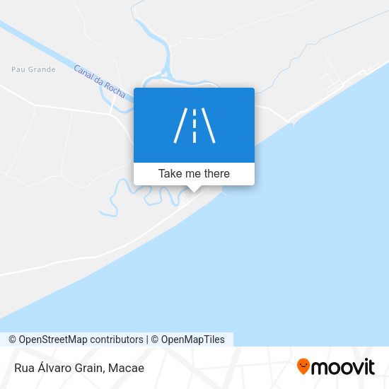Rua Álvaro Grain map