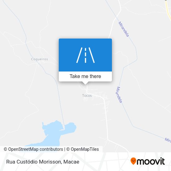 Rua Custódio Morisson map