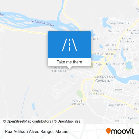 Rua Adilson Alves Rangel map