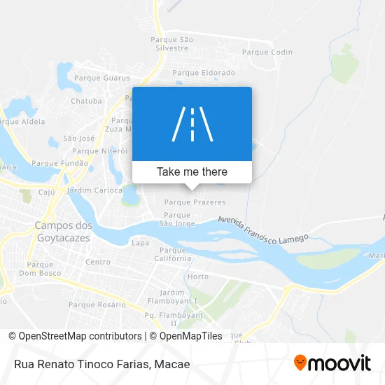 Rua Renato Tinoco Farias map