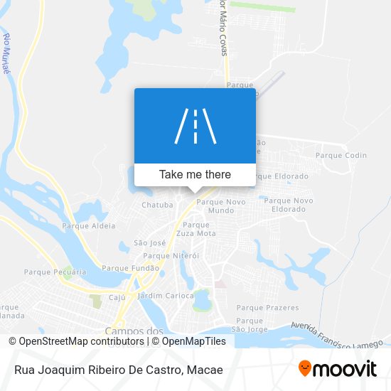 Rua Joaquim Ribeiro De Castro map