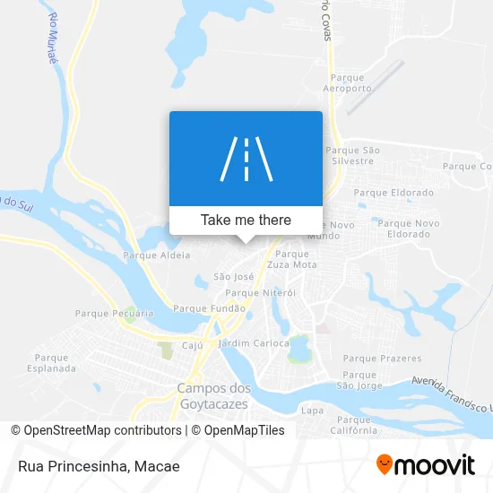 Rua Princesinha map
