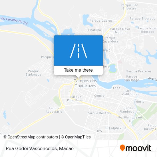 Rua Godoi Vasconcelos map