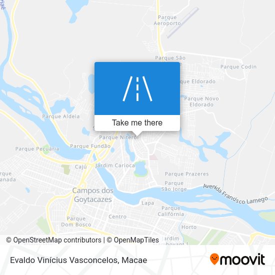Evaldo Vinícius Vasconcelos map