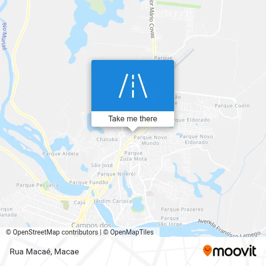 Rua Macaé map