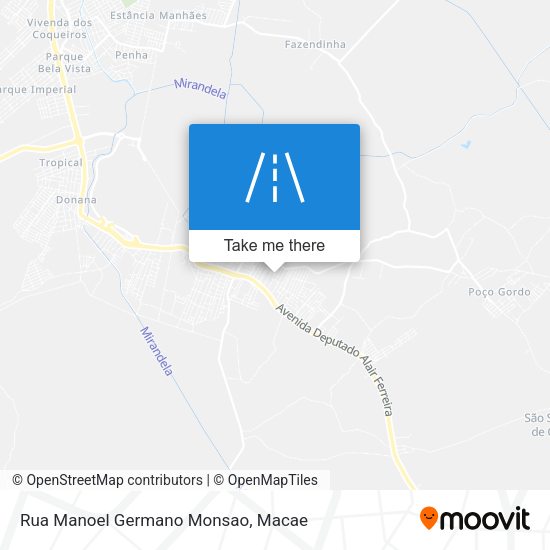 Rua Manoel Germano Monsao map